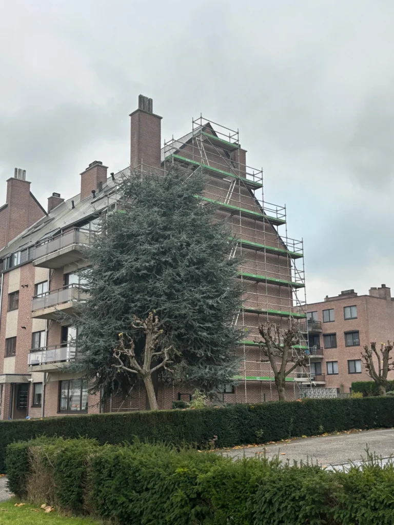 spouwmuurisolatie van appartement met eps parels