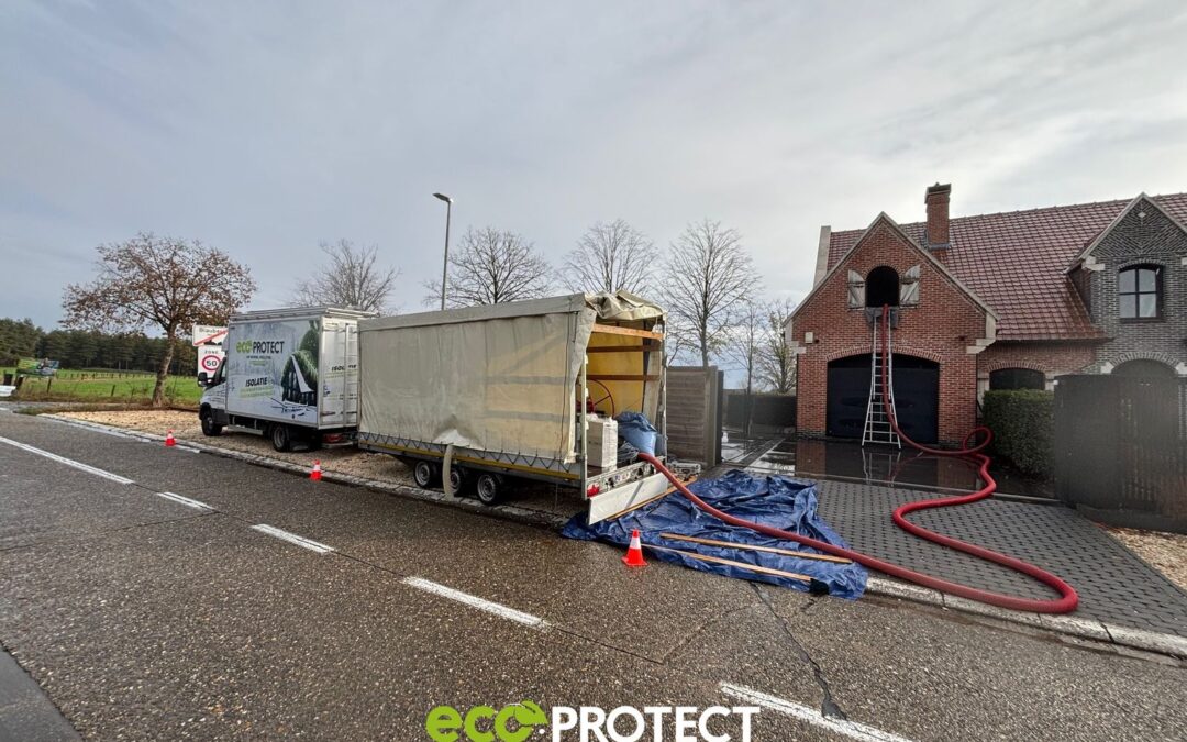 Zoldervloerisolatie: Cellulose (IQ3) in Herselt