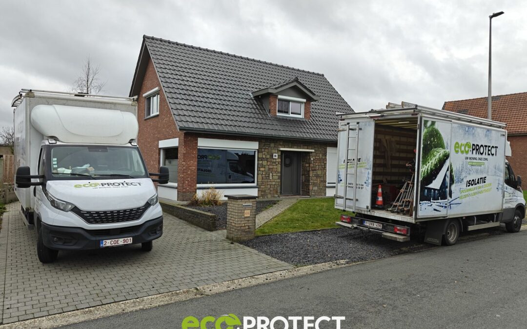 Spouwmuurisolatie in Pelt