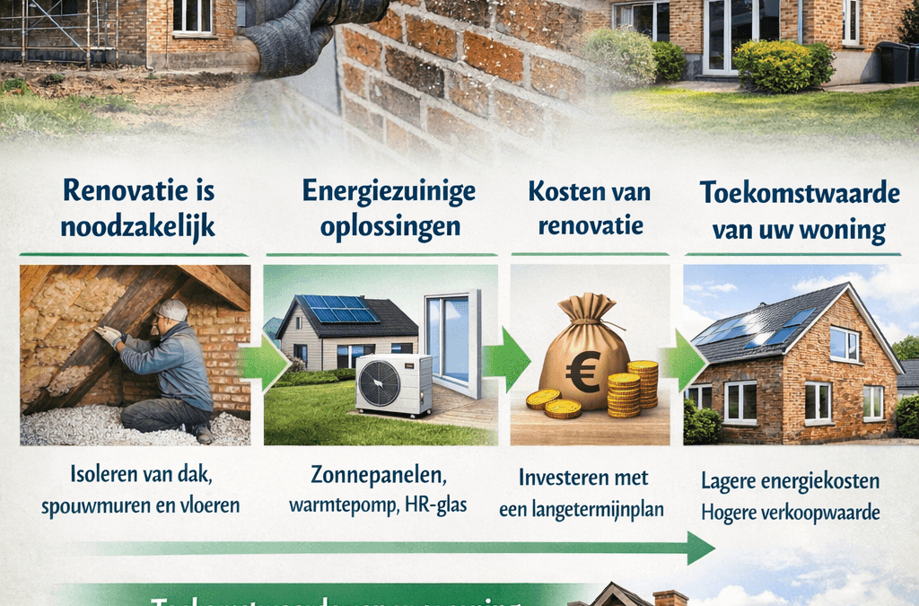 9 op de 10 Vlaamse woningen niet klaar voor 2050